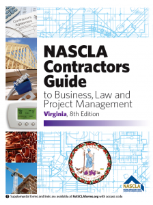 NASCLA Contractors Guide to Business Law and Project Management, Virginia 8th edition