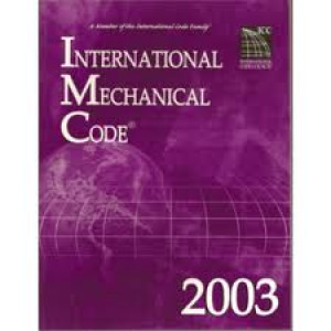 International Mechanical Code 2003