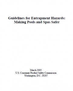 Guidelines for Entrapment Hazards: Making Pools and Spas Safer