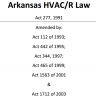 Arkansas HVAC/R Law, Title 17, Chapter 33