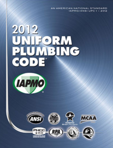 Uniform Plumbing Code 2012