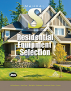ACCA Manual S: Residential Equipment Selection 2nd Edition