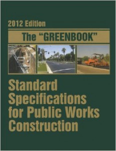Greenbook: Standard Specifications for Public Works Construction, 2012