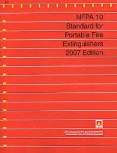 NFPA 10: Standard For Portable Fire Extinguishers 2007