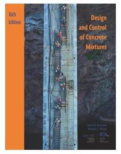Design and Control of Concrete Mixtures 16th Edition