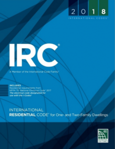 International Residential Code for One and Two Family Dwellings 2018