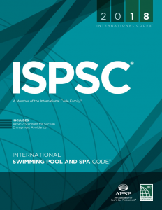 International Swimming Pool and Spa Code 2018